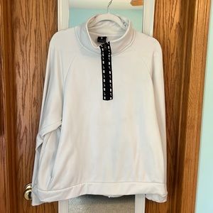 Nike White Cowl Neck Sweatshirt